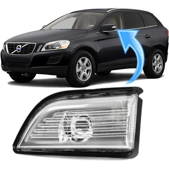 Pisca Seta Retrovisor Volvo Xc60 De 2009 À 2013  Ld Esquerdo
