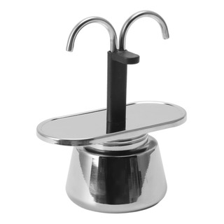 Cafetera Mocha, 2 Tazas, 100 Ml, Moka, Doble Cabezal Cafetera Mocha, 2 Tazas, 100 Ml, Moka, Doble Cabezal