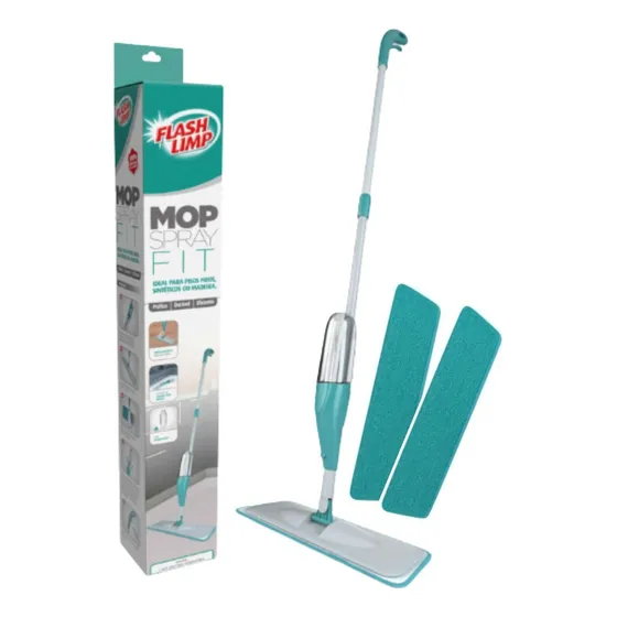 Vassoura Mop Spray Flash Limp Rodo Mágico Fit Original