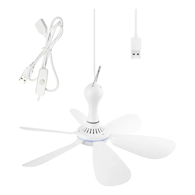 Ventilador Silencioso Y Portatil Con Bajo Consumo De Energia