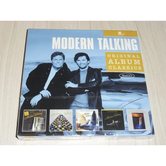 Box Modern Talking - Original Album Classics (europeu 5 Cds)