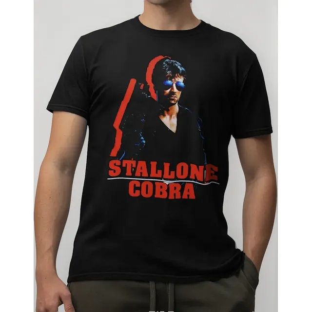 Camiseta Algodão Premium Filmes Stallone Cobra Classic