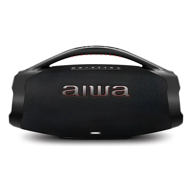 Caixa De Som Boombox Aiwa Aws-bbs-01-b Bluetooth Ip66 Tws Cor Preto