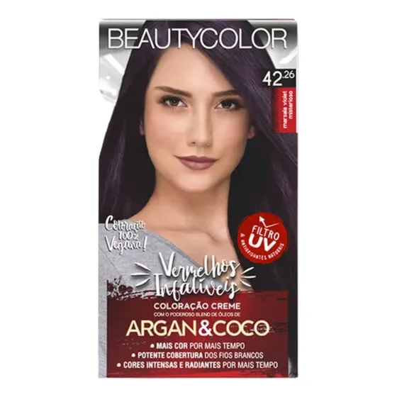 Kit Tintura Beauty Color Coloração Tons Ruivos