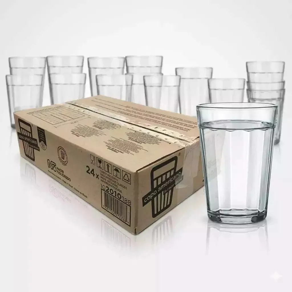 Copo Americano Nadir Caixa Com 24 Unidades 190ml Copo Americano Nadir Caixa Com 24 Unidades 190ml