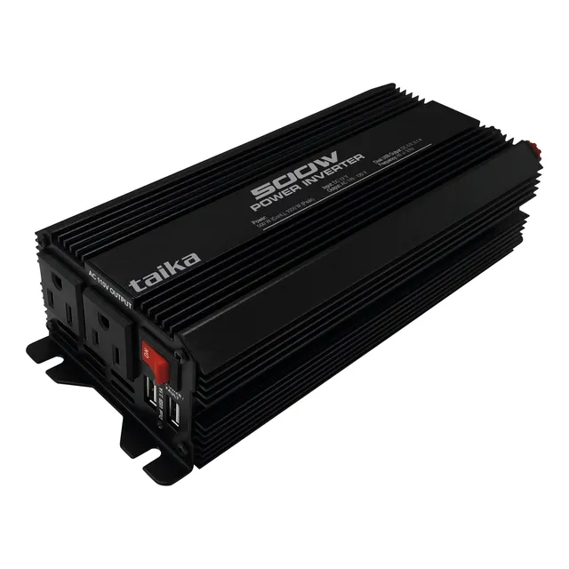 Conversor De Corriente Taika 12v A 110v 500w 2 Ca Y 2 Usb