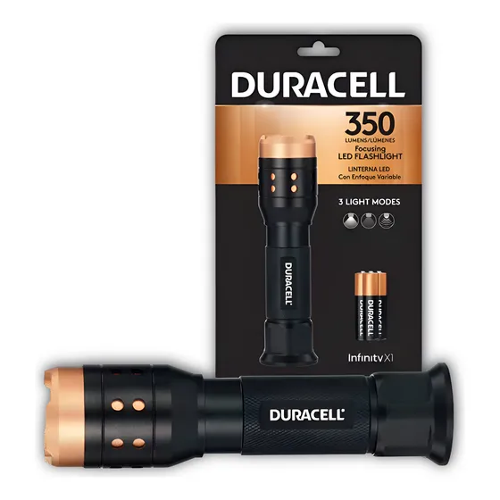 Linterna Duracell Focusing Infinity X1 De 350 Lumenes Led