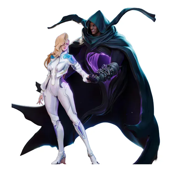 Figura 3731 Cloack And Dagger - Marvel Rivals 1/6