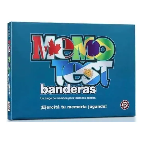Juego Memotest Banderas Del Mundo Int 1516 Original Ruibal