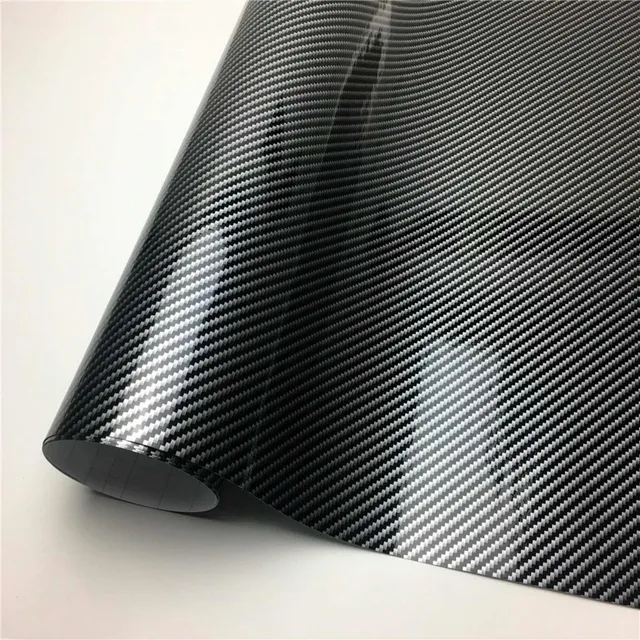 Vinilo Tipo Fibra De Carbono 5d Wrap (1 Metro X1.52 Mt)