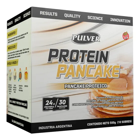 Panqueque Proteico Pulver Whey Proteína Huevo Nutrición Sana