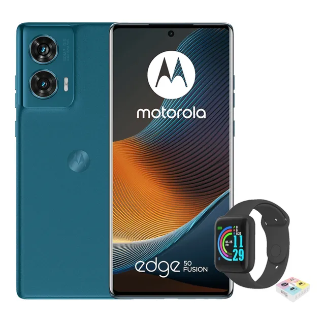 Motorola Edge 50 Fusion 5g 256gb 8ram Tidal + Watch Smart Macaron