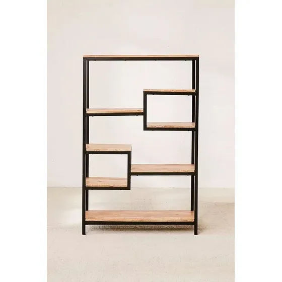 Mueble De Hierro Y Madera Para Sala 