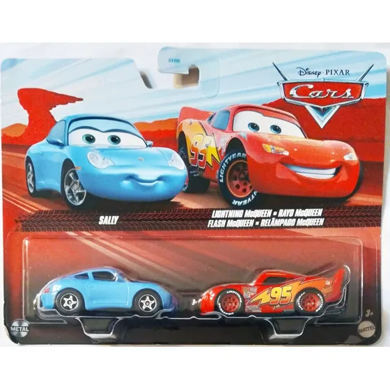 Cars 3 Disney Pixar Paquete De 2 Rayo Mcqueen Escala 1:55