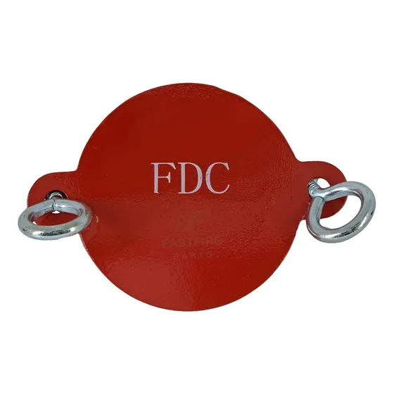 Tapa Aluminio 2.5  Tuerca Perno Ojo Rojo Rompible Impresion