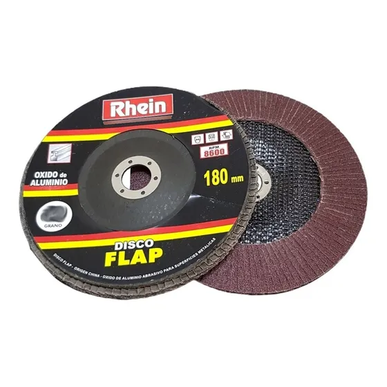 Disco Flap Rhein Lija Amoladora 180mm 7 Pulgadas Grano 120 