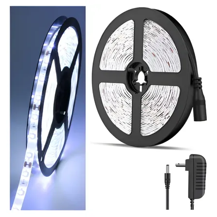 Fita Led Com 300 Leds 12v Alta Intensidade 6500k Prova Dagua Cor Da Luz Branco-frio