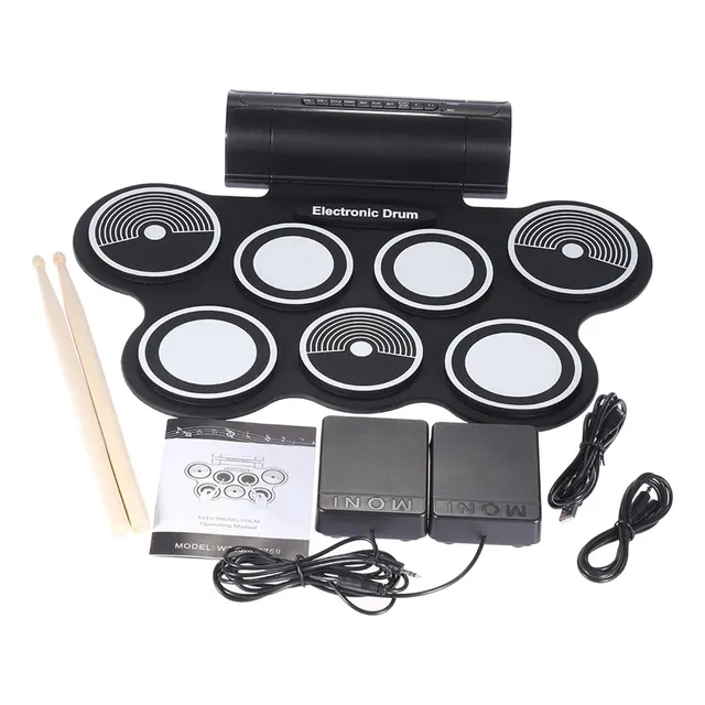 Juego De Batería Electrónica, Almohadilla De Batería