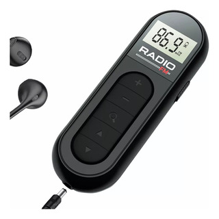 Radio Fm Mini Radio Lavalier Recargable De Bolsillo Radio Fm Mini Radio Lavalier Recargable De Bolsillo