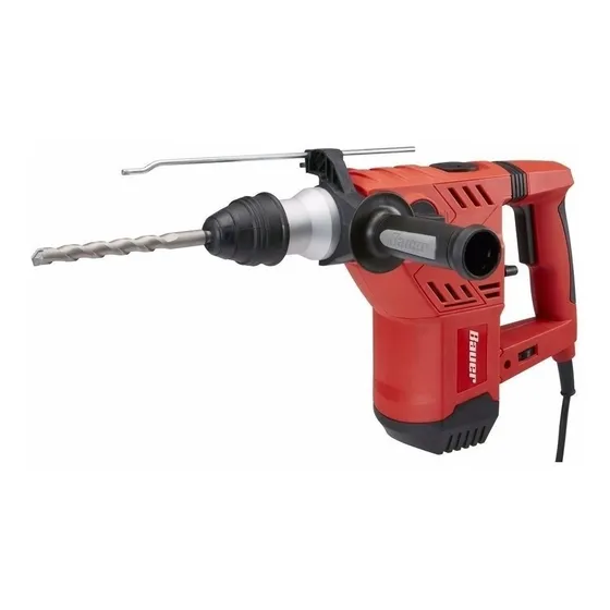 Rotomartillo electroneumático Bauer 1641E-B rojo frecuencia de 60Hz con 1.44kW de potencia 127V