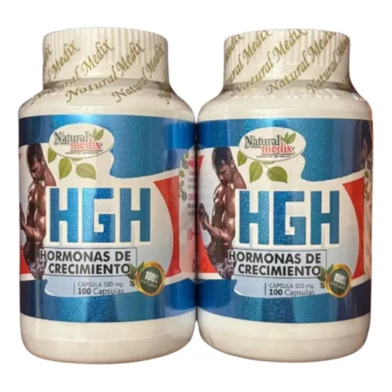 Hgh Hormonas De Crecimiento Suplemento X100caps Pack X2 Pack X2
