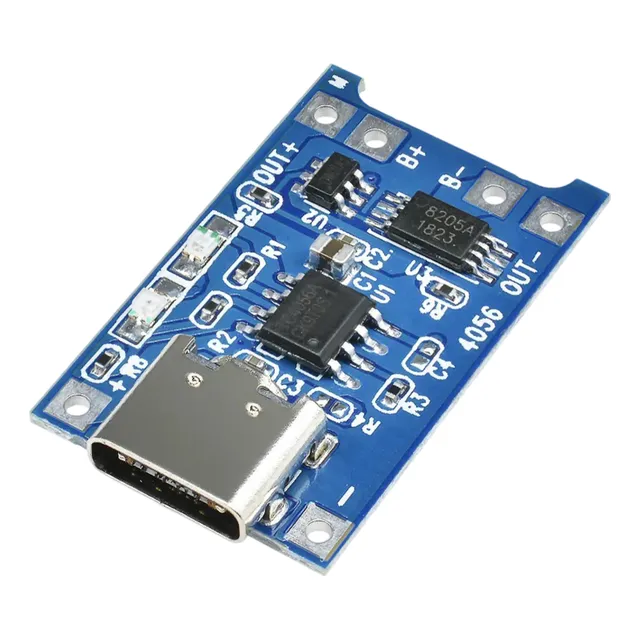 Modulo De Carga Baterias De Litio Tp4056 Micro Usb Tipo C