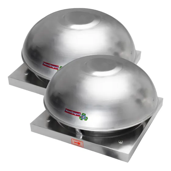 Extractores Tipo Hongo Hvac, Mxmud-002, 2pzas, Aspas Ø13 , 1