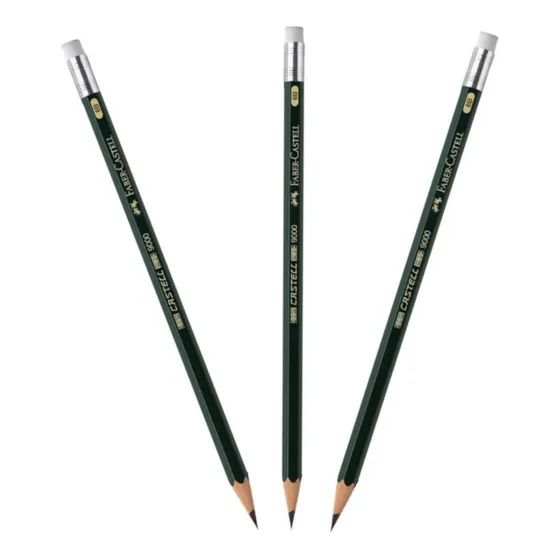 Lápiz 6b Faber Castell X 3und