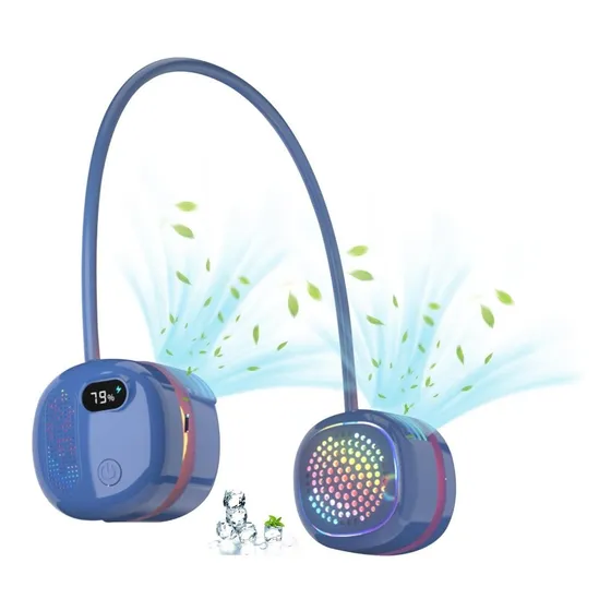 Ventilador Cuello Portatil Aspa Recargable 2000 Mah Personal
