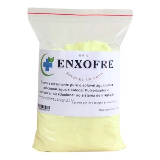 Enxofre Soluvel P/ Ácaros Fungos Similar Ao Kumulus 1kg Puro