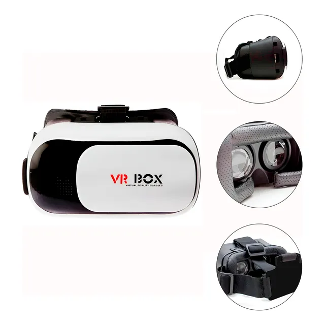 Óculos 3d Realidade Virtual Sem Controle Para Celular