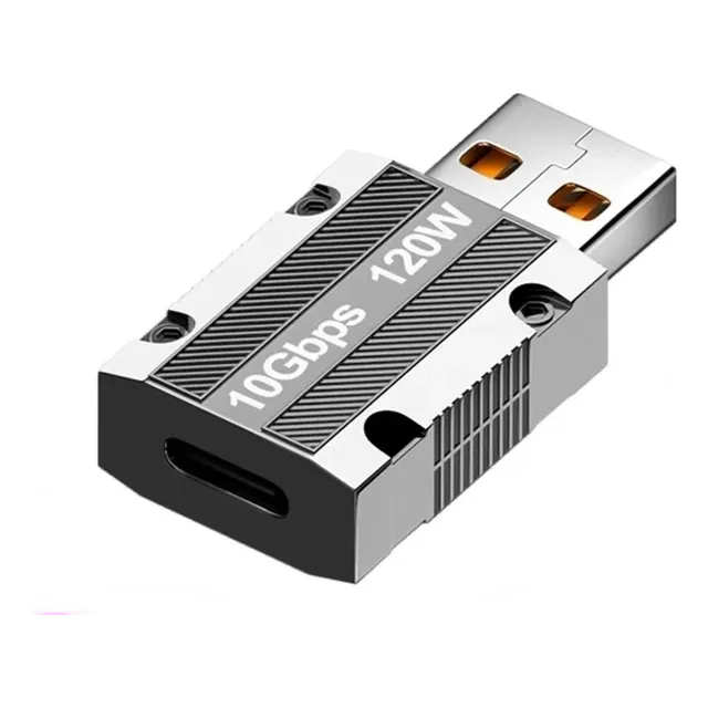 Adaptador Usb 120w C Gris Oscuro 10gbps