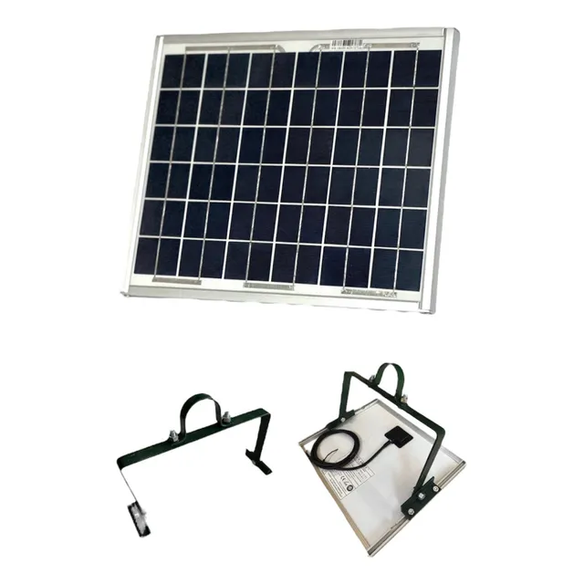 Panel Pantalla Solar 12watts Solartec Con Soporte Incluido