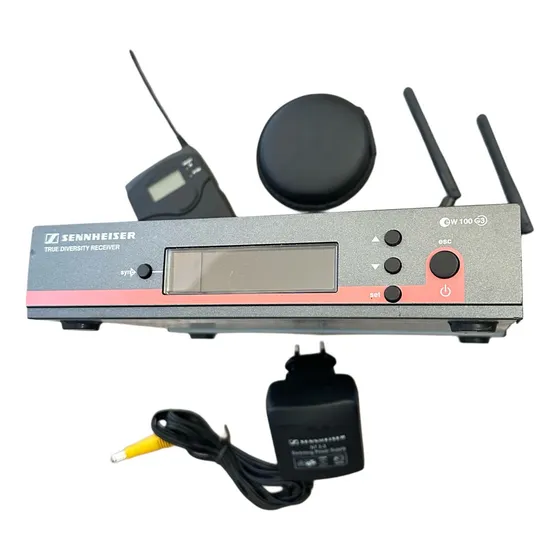 Receptor E Transmissor Sennheiser Ew100 G3 Frq:566 A 608 Mhz