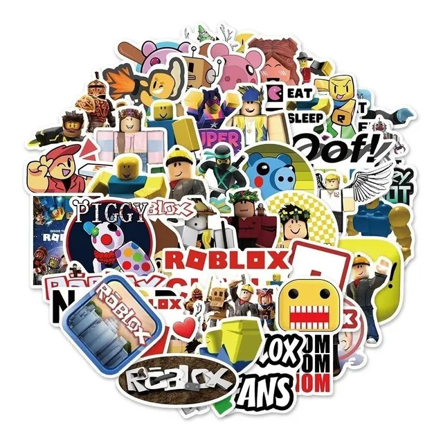Roblox - Set De 50 Stickers / Calcomanias / Pegatinas