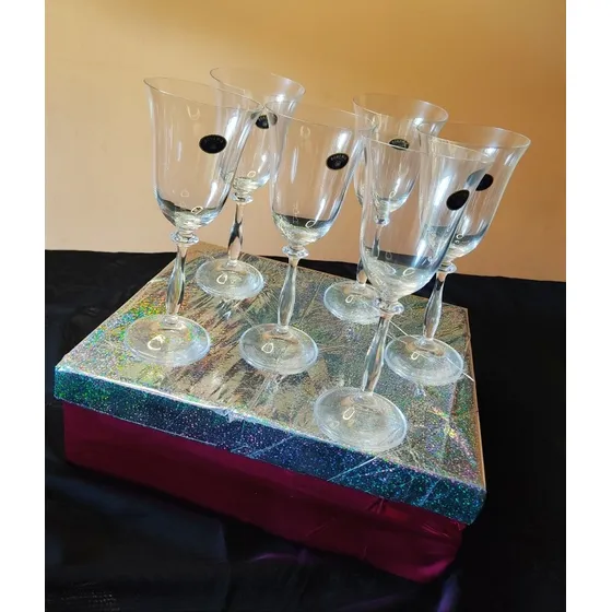 Copas De Cristal Bohemia 