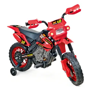 Xplast Motocross Moto Elétrica Cor Vermelho 110v/220v Xplast Motocross Moto Elétrica Cor Vermelho 110v/220v