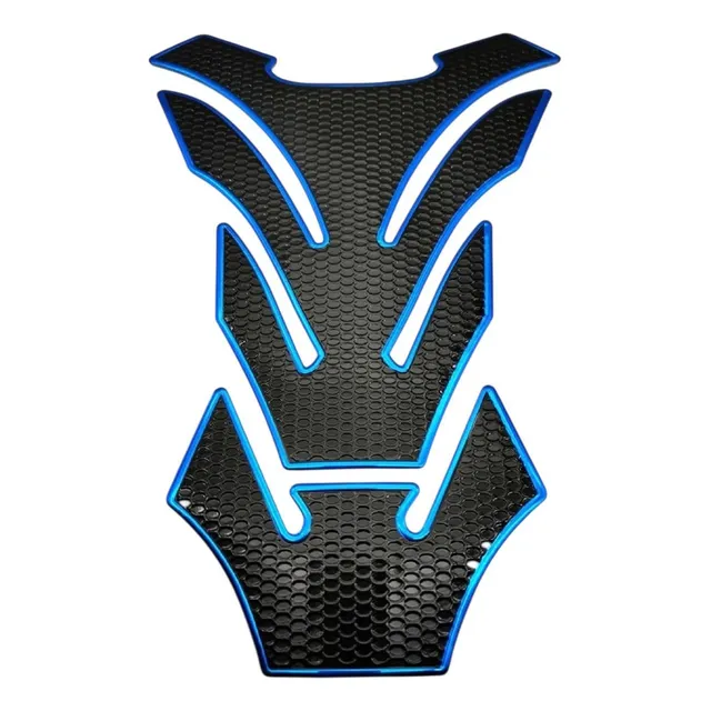 Protector Tanque Resina Texturado Negro Borde Color Brillant