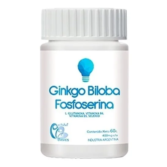 Ginkgo Biloba Fosfoserina Circulación Memoria Antioxid 60c.
