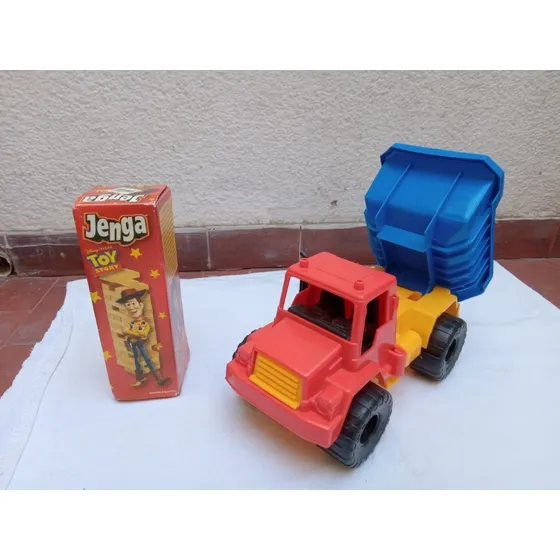 Lote Duravit Camión Volcador Y Jenga Toy Story