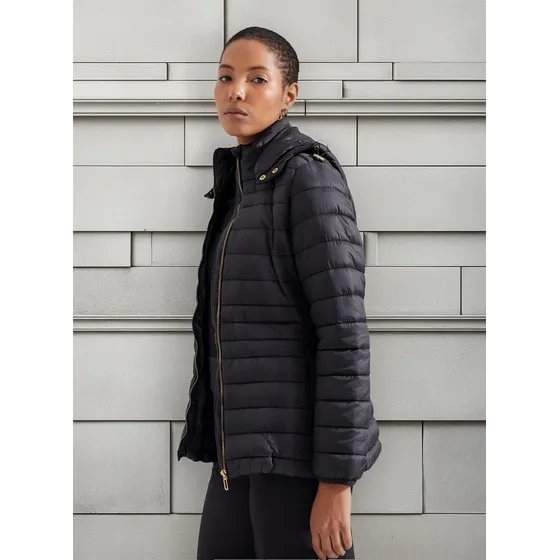 Chaqueta Para Mujer Marca Patprimo Color Negro #30080480