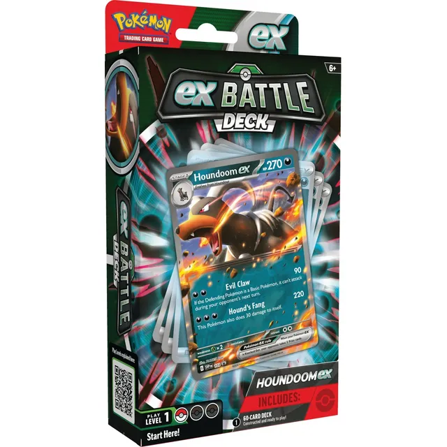 Mazo Pokémon Tcg Houndoom Ex Battle Deck - Original