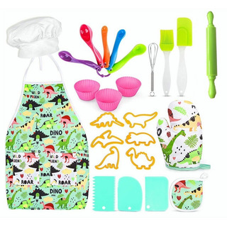 Juego De Chef Para Niño De Cocinas Juguete Disfraz 25pzs Juego De Chef Para Niño De Cocinas Juguete Disfraz 25pzs