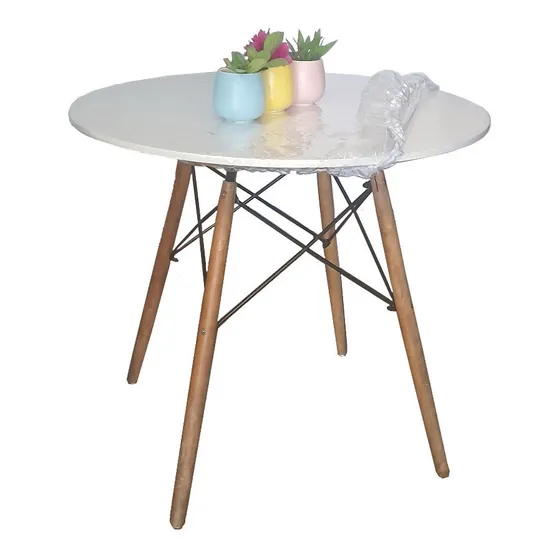 Mantel Ajustable Para Mesa 100 Cm Redonda Pvc Transparente