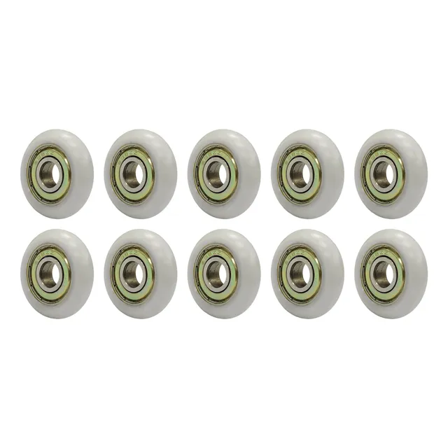 Kit 10 Peças Roldana 30mm Com Rolamento 608 Zz