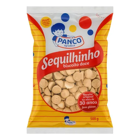 Biscoito Sequilhinho Sem Glúten Panco Pacote 500g