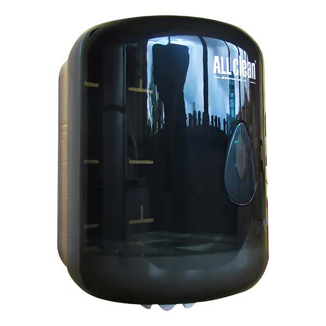 Dispensador Negro De Rollo (toallas 7 Pulgadas) Espiral Plus