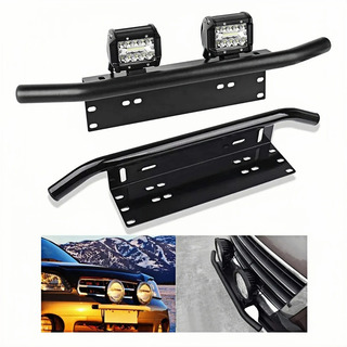 Base Soporte Porta Faros Barra Led Portaplacas Universal Base Soporte Porta Faros Barra Led Portaplacas Universal