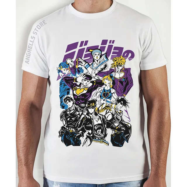 Polo Jojos Bizarre Adventure Diseño Sublimado Poliester