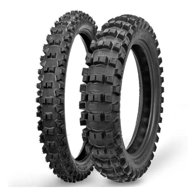 2 Pneu 110/100-18 E 80/100-21 Borilli B007 Infinity Exc